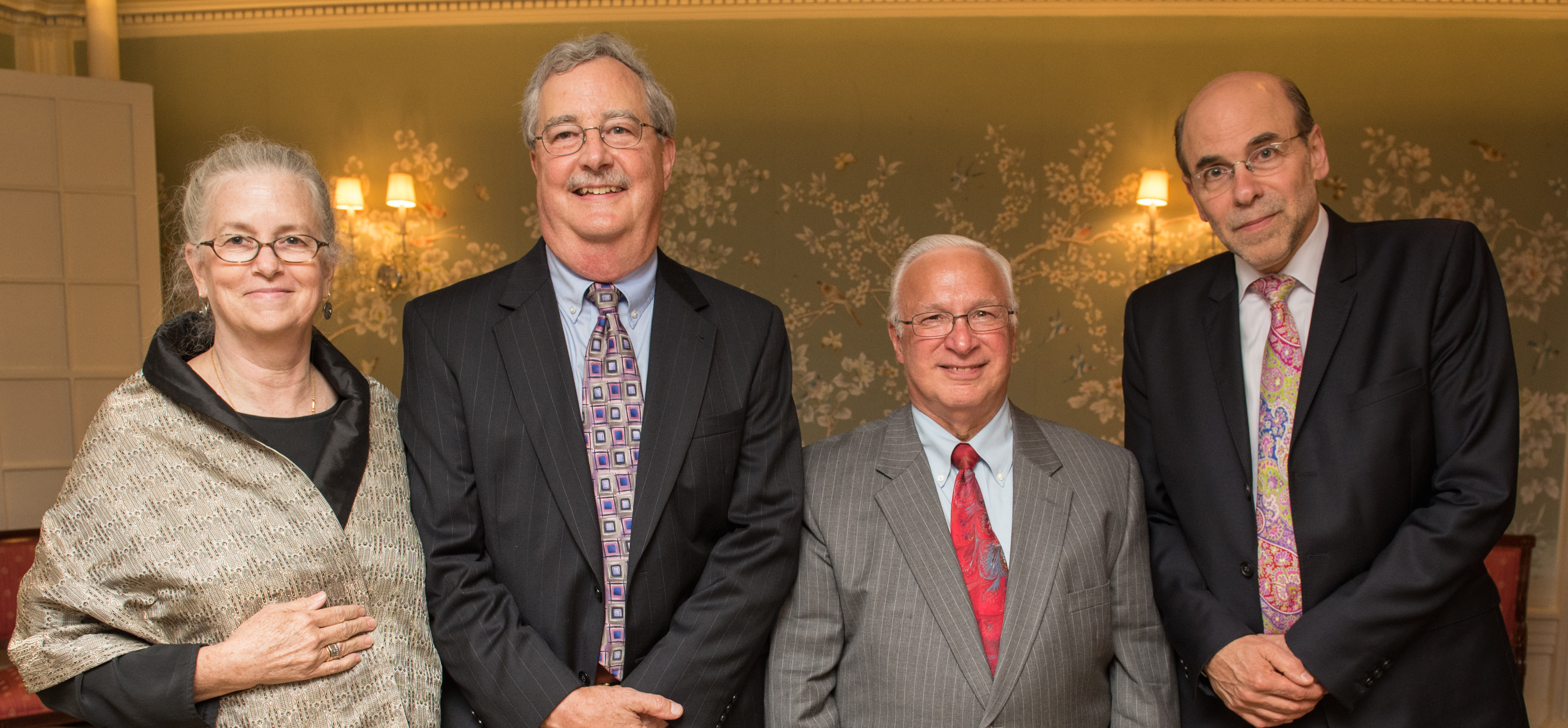 (From left) Dr. Sara McIntire, Dr. Carl Gartner, Dr. Basil Zitelli, and Dr. Andrew Urbach, September 15, 2017. 