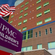 UPMC Children's Hospital of Pittsburgh exterior signage-Penn Avenue